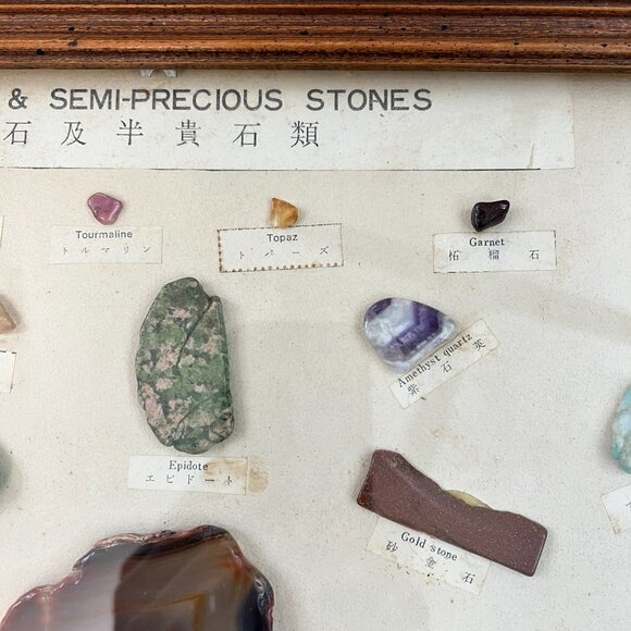 Vintage Mounted Rocks, Gemstones and Minerals Collection - Picture 5 of 15